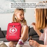 Survivor 265-Piece First Aid Kit for Emergencies