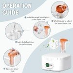 Quiet Ultrasonic Nebulizer for Home Breathing Treatment