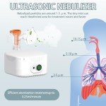Quiet Ultrasonic Nebulizer for Home Breathing Treatment