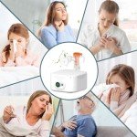 Quiet Ultrasonic Nebulizer for Home Breathing Treatment