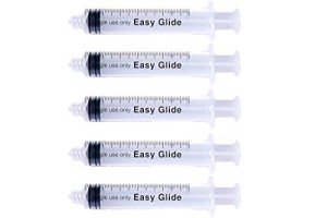 Sterile 10ml Luer Lock Syringes (5-Pack)