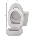 Hinged Toilet Seat Riser for Standard Toilets