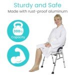 Folding Shower Chair for Seniors and Disabled