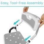 Folding Shower Chair for Seniors and Disabled