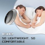 Anti Snoring Devices, Anti Snoring Device with Smart Throat Pulse, Electric Sleep Apnea Devices for Best Sleep,Comfortable Snoring Solution for Men and Women, Safe & Effective& Easy(Black)