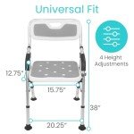 Folding Shower Chair for Seniors and Disabled