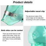 Pack of 2 Pediatric Oxygen Masks with Adjustable Straps