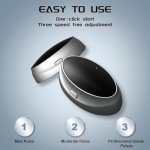 Anti Snoring Devices, Anti Snoring Device with Smart Throat Pulse, Electric Sleep Apnea Devices for Best Sleep,Comfortable Snoring Solution for Men and Women, Safe & Effective& Easy(Black)