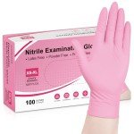 Schneider Cherry Blossom Nitrile Exam Gloves, 100-ct