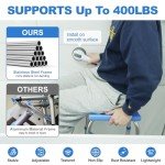 Adjustable Stainless Steel Shower Chair for Seniors