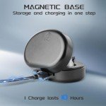 Anti Snoring Devices, Anti Snoring Device with Smart Throat Pulse, Electric Sleep Apnea Devices for Best Sleep,Comfortable Snoring Solution for Men and Women, Safe & Effective& Easy(Black)