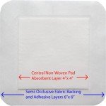 Areza Medical Bordered Gauze Island Dressing, 30 Count