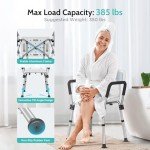 Kicimpro Adjustable Shower Chair for Elderly Users
