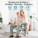 Kicimpro Adjustable Shower Chair for Elderly Users