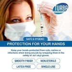 Large Disposable Powder-Free Vinyl Gloves - 100 Ct
