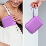 Carrying Case for Portable Handheld Inhalers - Purple