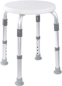 Adjustable Shower Stool with Anti-Slip Tips