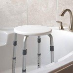 Adjustable Shower Stool with Anti-Slip Tips