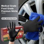Black Nitrile Disposable Gloves - 50 Pack (X-Large)