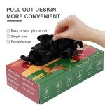 Black Nitrile Disposable Gloves - 50 Pack (X-Large)