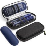 AUVON Insulin Cooler Bag with 2 TSA-Approved Packs