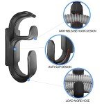 Aifeedi CPAP Hose Holder for Bed, 2 Pack CPAP Hook CPAP Hose Hanger with Anti-Unhook Feature, CPAP Mask Hook & CPAP Tubing Holder, CPAP Supplies Prevents Hose Tangle for Better Sleep