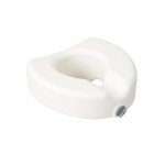 Premium Elongated Raised Toilet Seat with Lock
