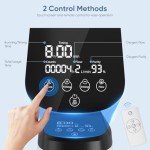 Home Oxygen Generator with Adjustable Flow and Voice Control