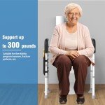 WISDEER Adjustable Toilet Safety Rails for Seniors
