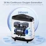 Home Oxygen Generator with Adjustable Flow and Voice Control