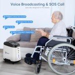 Home Oxygen Generator with Adjustable Flow and Voice Control