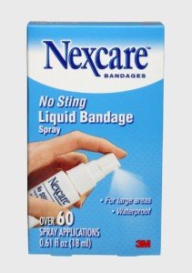 Nexcare No Sting Liquid Bandage Spray - 2 Bottles