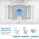 Raised Toilet Seat with Handles for Seniors