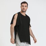 Post-Surgery Cotton Recovery Shirt with Snap Access