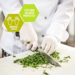 MED PRIDE Medical Latex Examination Gloves (X-Large, 100-Count) Ultra-Strong 5 mil Thick, Disposable Powder-Free Gloves for Healthcare & Food Handling Use