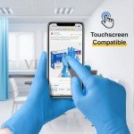 Blue Nitrile Exam Gloves, Large, 100-Count Box