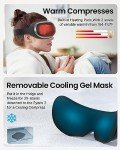 RENPHO Ultra Soft Sleep Headphones Eye Mask