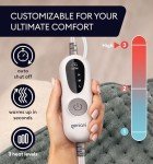 Geniani Heating Pad for Back Pain Relief 12"x24