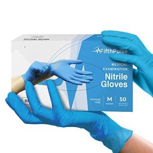 Blue Nitrile Exam Gloves - Latex & Powder Free