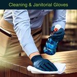 Large Navy Nitrile Disposable Gloves, 100 Count