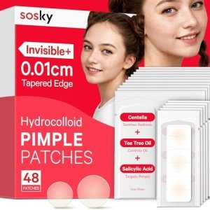 Invisible Pimple Patches with Salicylic Acid, 48 Count