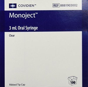 Monoject 3ml Oral Syringe - Pack of 100