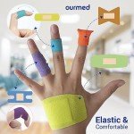 Rainbow Flexible Fabric Bandages, 100 Count