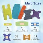 Rainbow Flexible Fabric Bandages, 100 Count