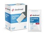 Dealmed Sterile Abdominal Pads, 5x9 in, 20 Count