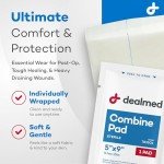 Dealmed Sterile Abdominal Pads, 5x9 in, 20 Count