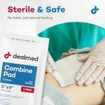 Dealmed Sterile Abdominal Pads, 5x9 in, 20 Count