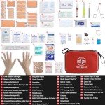 Comprehensive 320-Piece Waterproof First Aid Kit