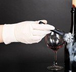 Adenna GLD266 Gold 6 mil Powder-Free Latex Gloves, Medical Grade, White, Large, Box of 100