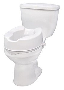 Drive Medical 6" Raised Toilet Seat with Lock